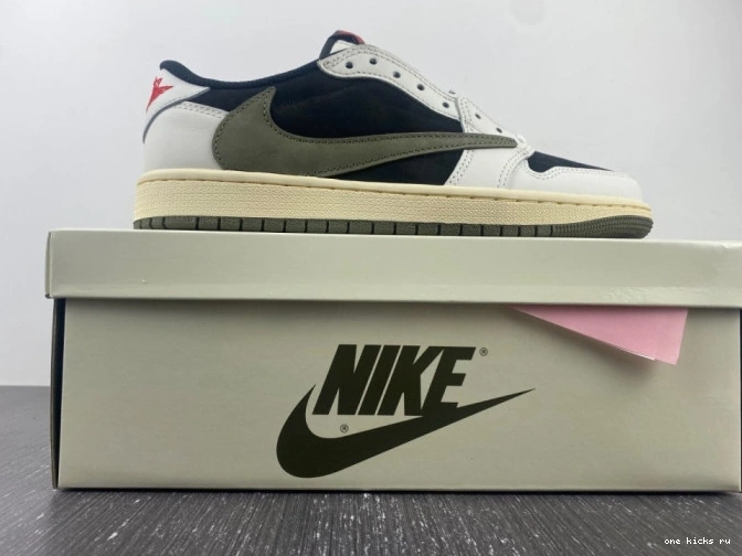 Chep Onekick Travis Olive DZ4137-106 Jordan Air OG x Jordan 1 Retro Scott Air Low 0812